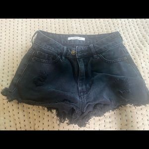 Pacsun Highrise Festival Denim shorts